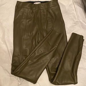 Top shop faux leather leggings